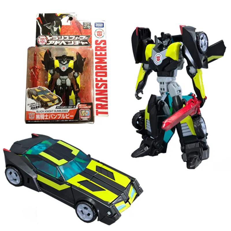 

TAKARA TOMY Transformers TAV-EX Black Knight Bumblebee Genuine Deluxe Level Action Figures Model Collection Hobby Gifts