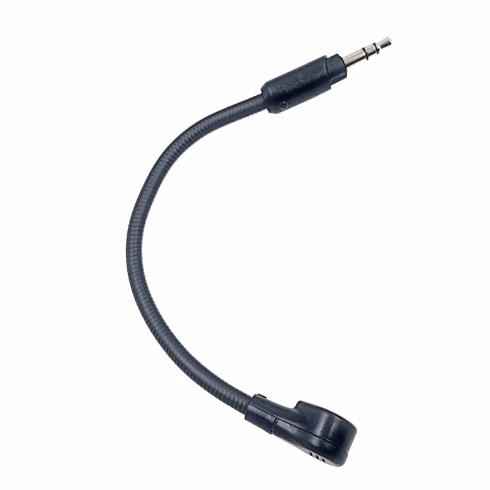 3.5mm Plug Detachable Microphone Bendable HiFi Replacement Game Mic for Logitech G233 G433 Gaming Headset