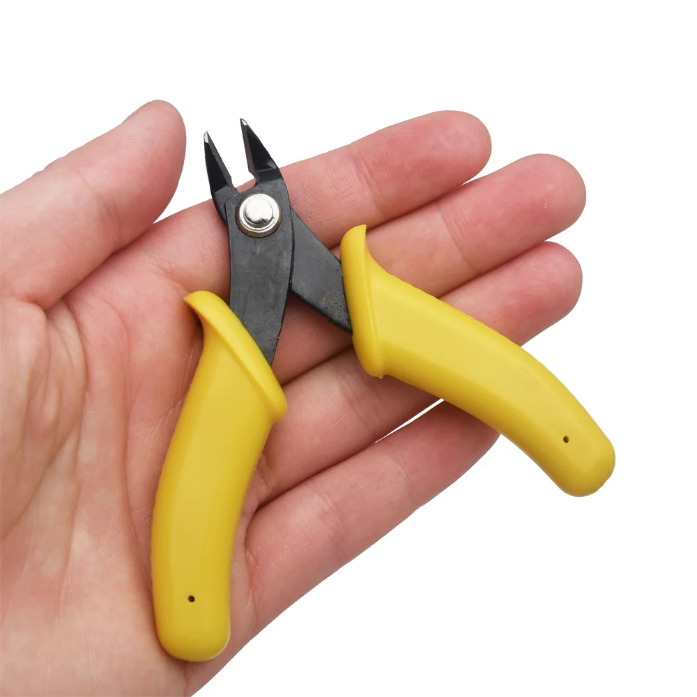 3.5inch Mini Flat Nose Pliers Micro Cut Plier Nose Plier Small Chain Pliers Smooth Jaw Fine Pliers For DIY Jewelry Making Tool