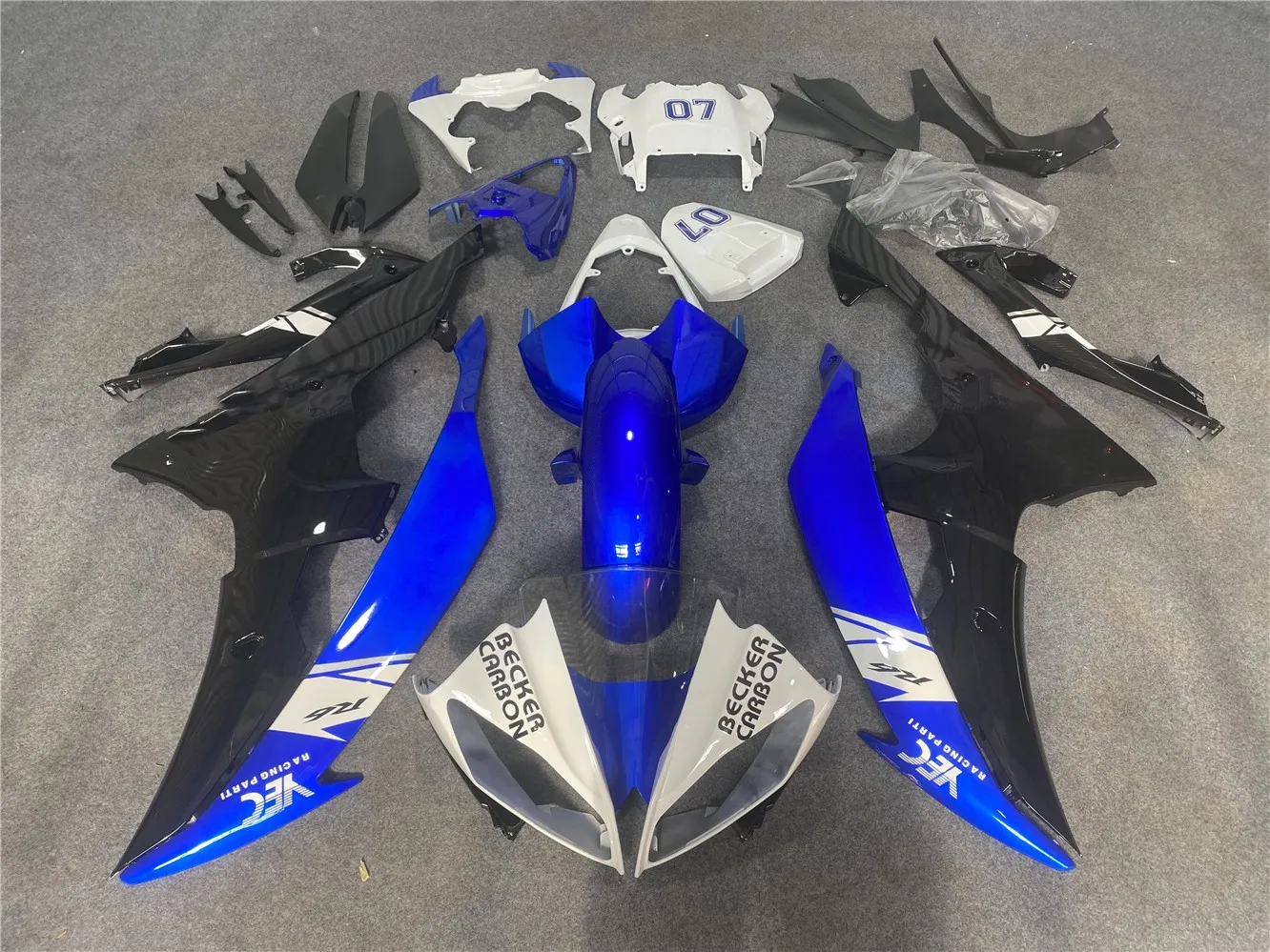 Motorcycle Fairings Kits For YZF R6 2008 2009 2010 2011 2012 2013 2014 1015 2016 fairing r6 08-16 Silver gray Y3