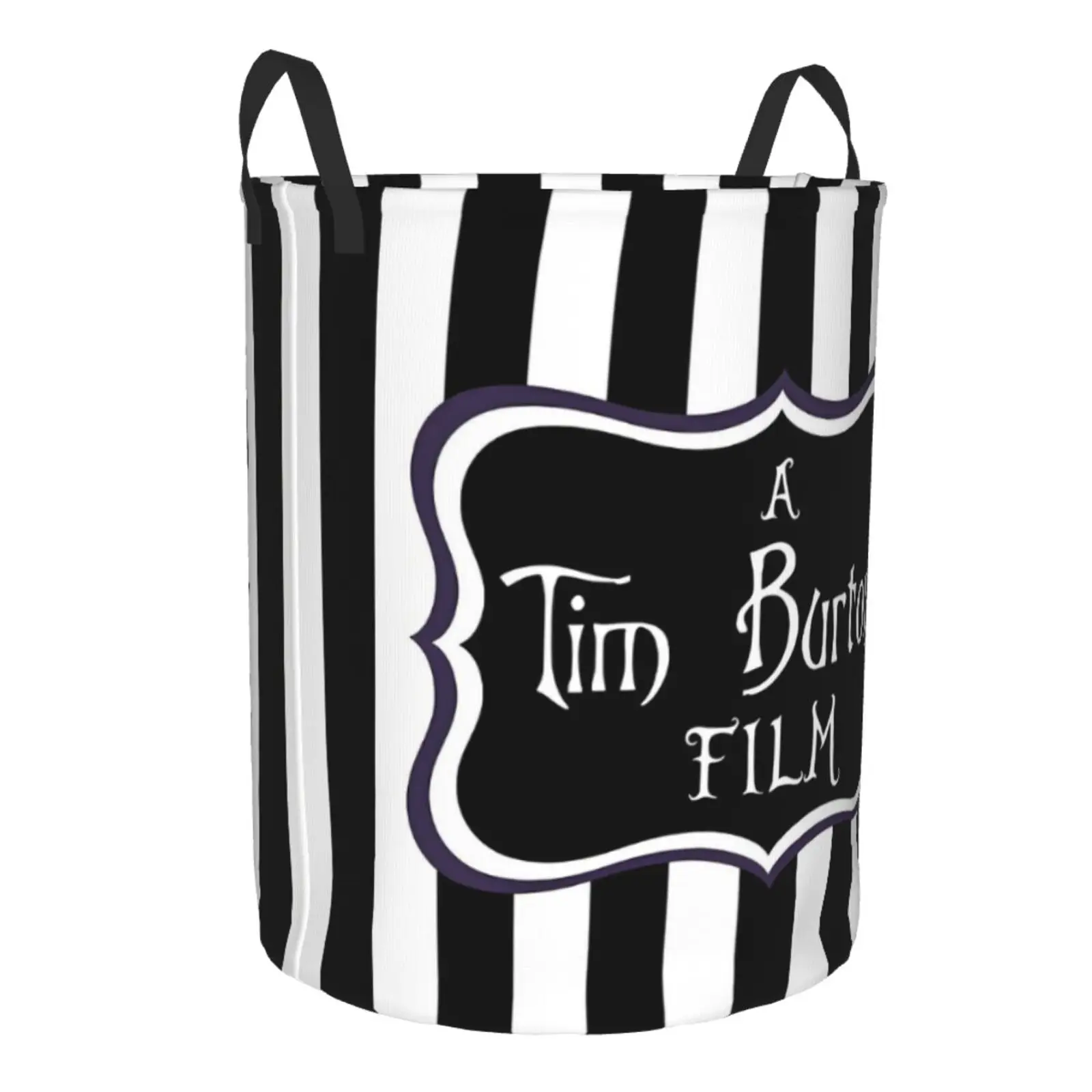 Pattern printing Custom A Tim Burton Film Laundry Basket Foldable Large Clothes Storage Bin Horror Fantasy Movie Baby Hamper