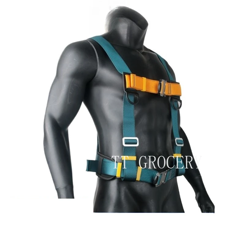 22KN Aerial Work Safety Harness on Back Construction Protection High-altitude Rock Climbing Outdoor Safety Harness