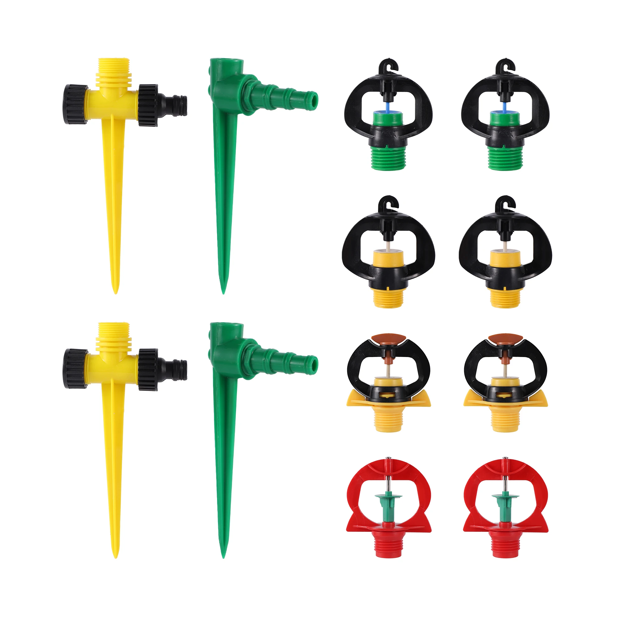 

2pcs 1/2" 360 Degree Rotary Sprinkler Butterfly Atomizing Rotary Atomizing Micro Nozzle Support Bracket Irrigation Accessories