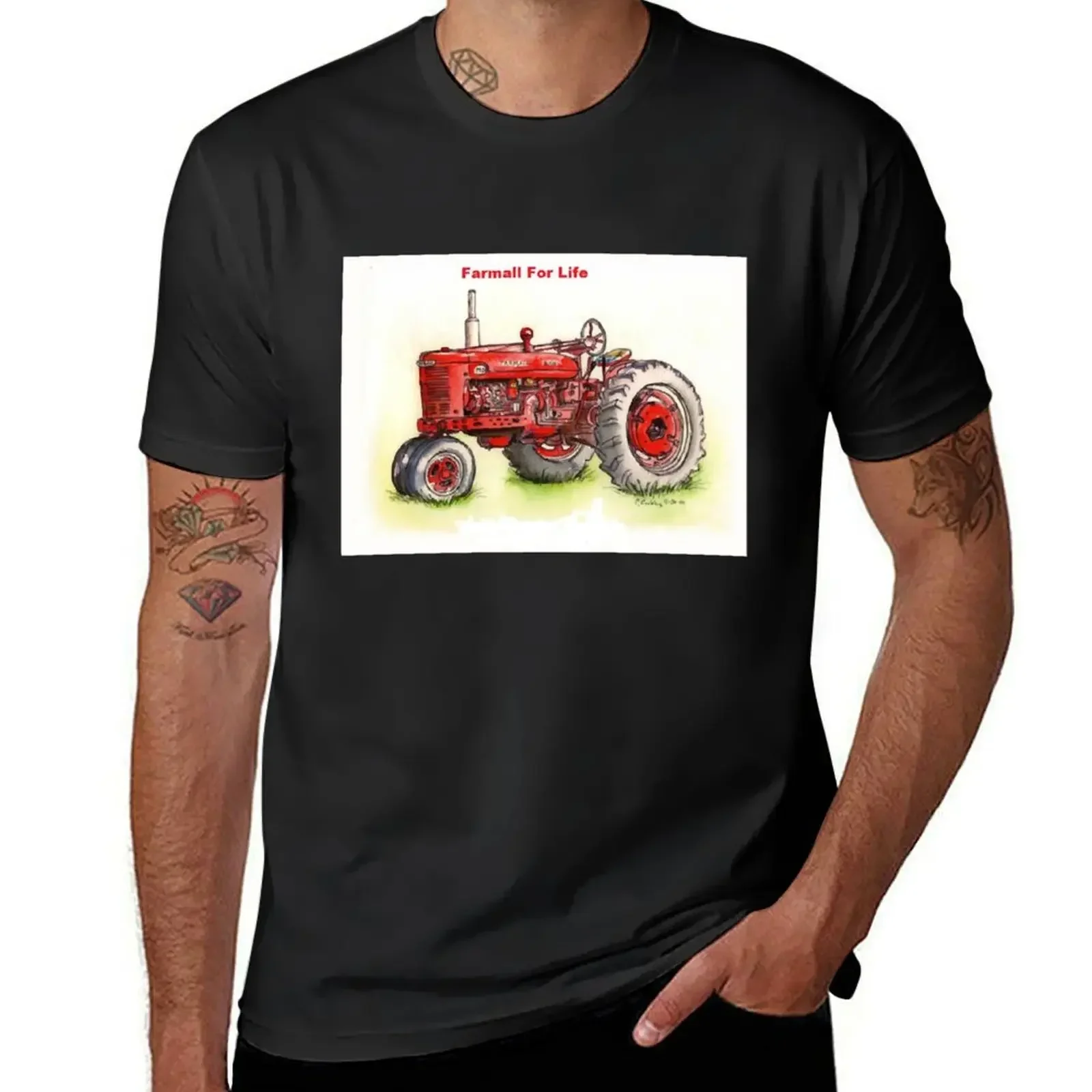 Farmall For Life T-Shirt quick drying vintage t shirts custom shirt vintage clothes shirts men graphic