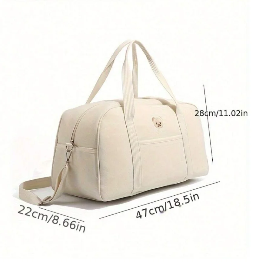 حقيبة حفاضات الطفل السفر حقائب القماش الخشن حقيبة قاعة رياضة المرأة مع مقاوم للماء اليد الأمتعة مطار المقصورة أكياس أمي عربة الأمومة حقائب اليد