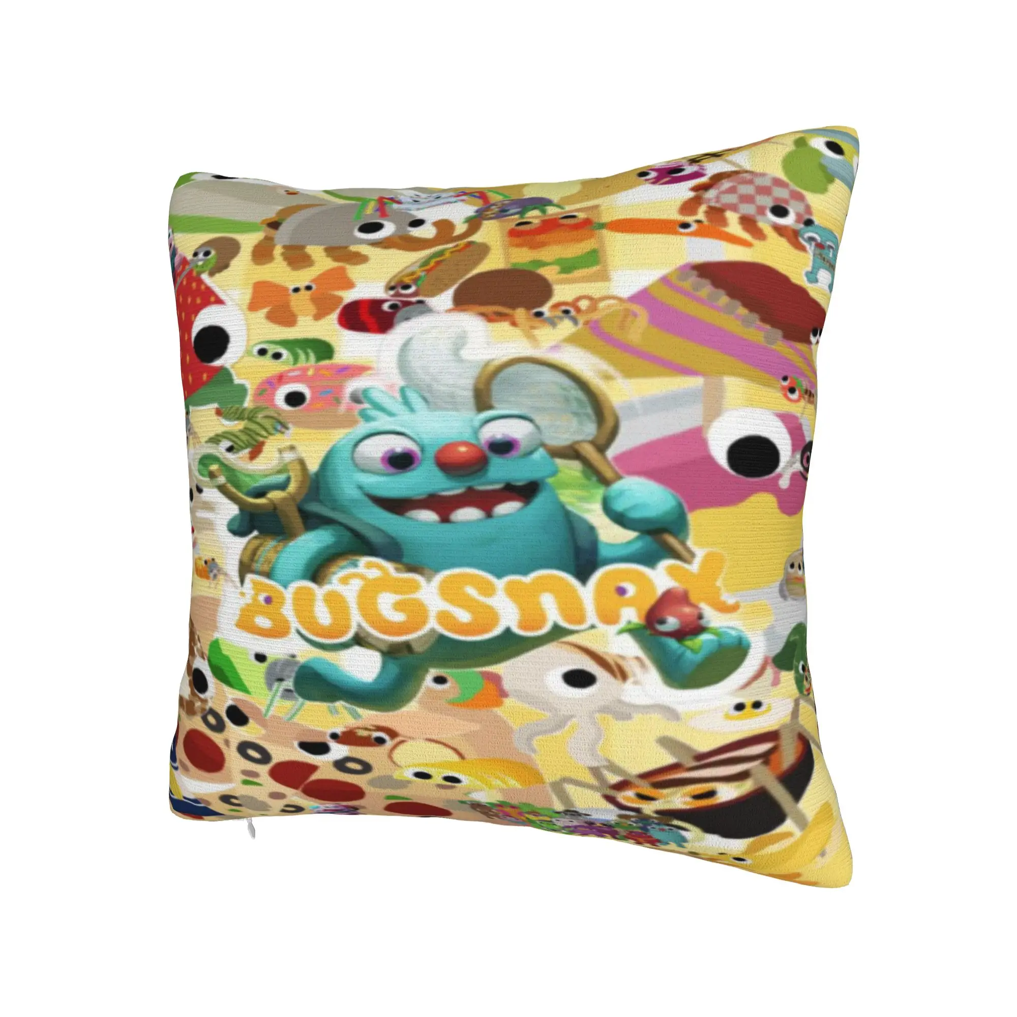 Warm Home Bugsnax Decoration Pillowcases Stuff  Pillow Cover Square Multiple Sizes