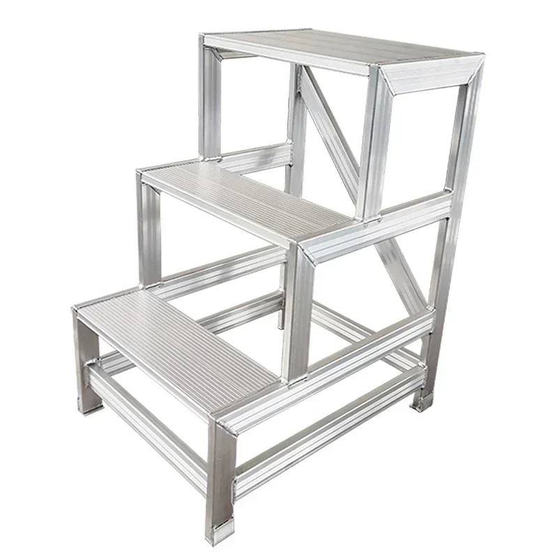 Moving Treadmill Climbing Anti-skid Aluminum Alloy Industrial Storage And Cargo Ladder Project Thickened LadderHot SalesHot Sale