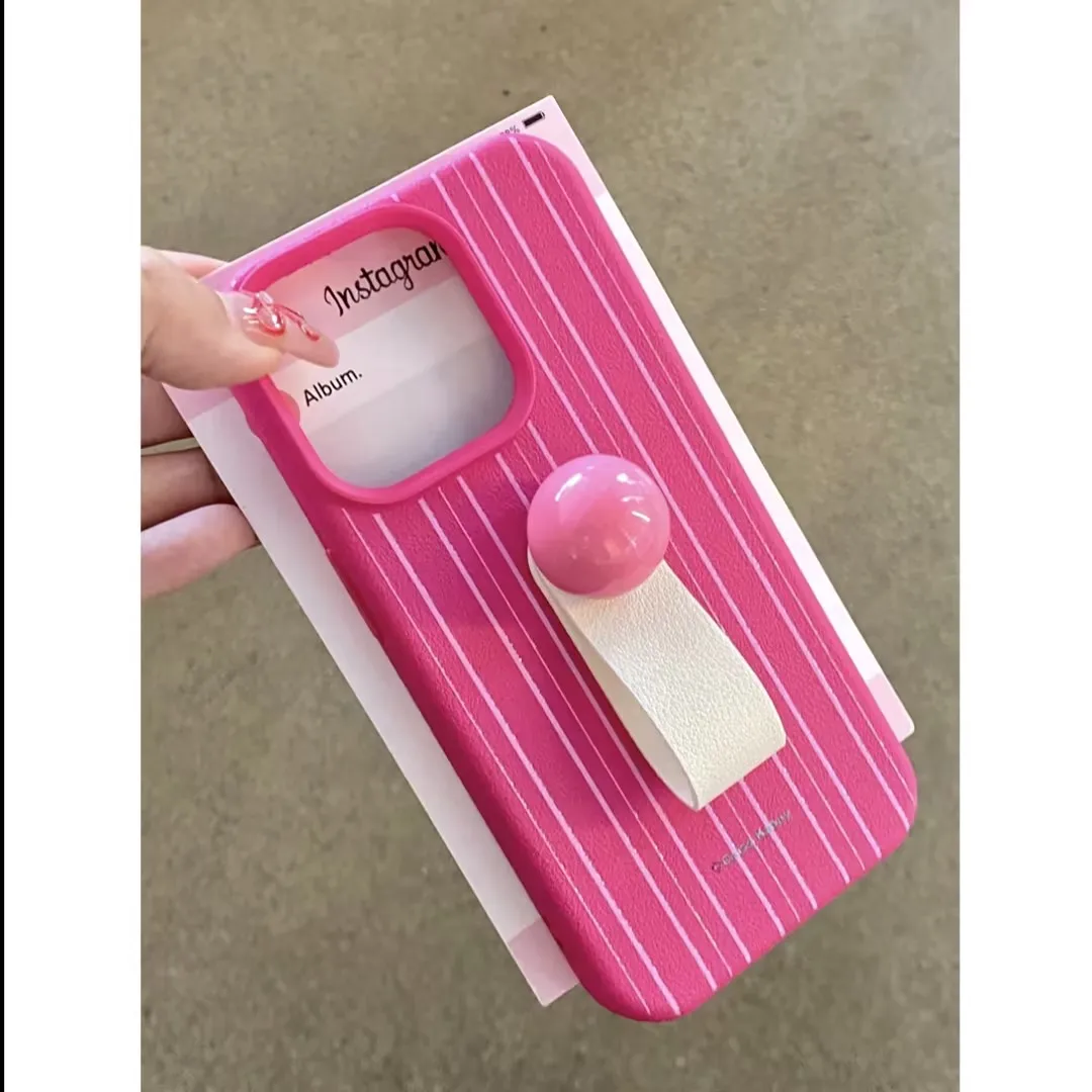 خط بسيط ثلاثية الأبعاد الكرة حلقة مشبك قوس الجلود الملمس لينة حافظة متوافقة آيفون 16 15 11 12 13 14 برو ماكس XR X XS ماكس