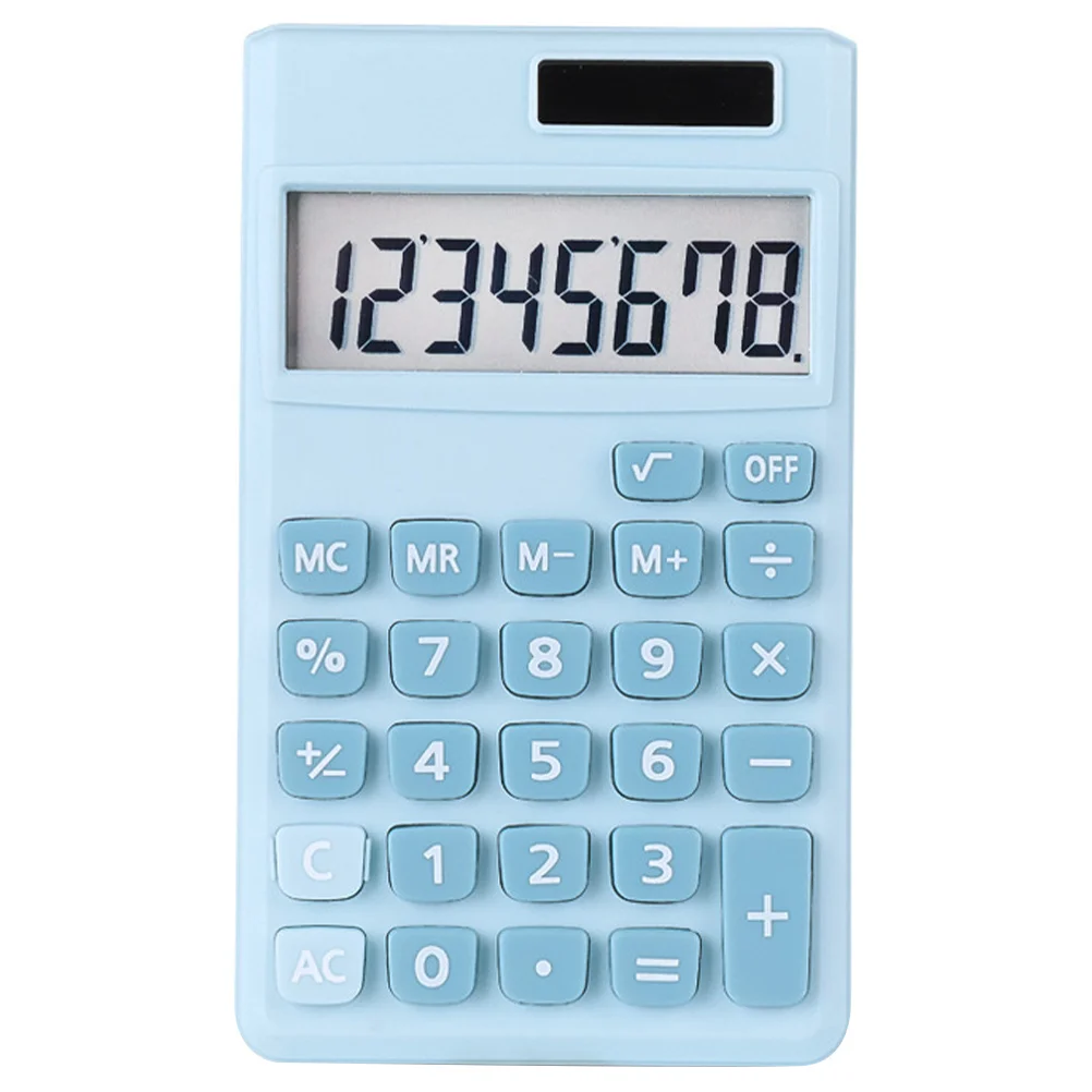 Portable Mini Calculator for Students and Office Premium Build Compact Size Easy to Store Reliable Electronic Functionality Gift