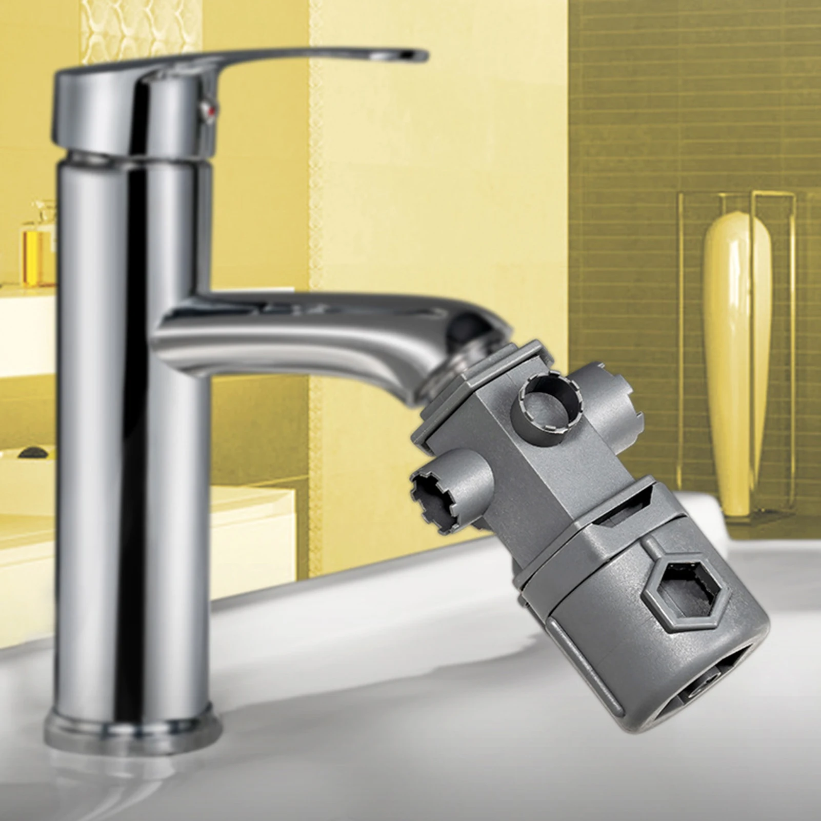 

Multifunctional Faucet Wrench Set with Special Accessory Box Hand Tool Hexagon Wrenches Suitable for Restaurant Bathroom Repair