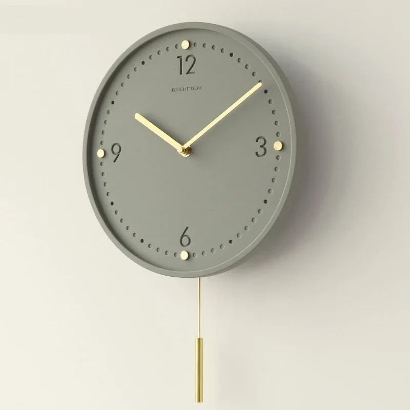 Minimalist Home Silent Wall Clocks Wall Decoration Light Luxury Wall Clock Reloj Pared Home