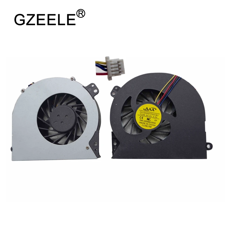 GZEELE new Laptop cpu cooling fan for HP 4540S 4740s 4745s 4440S 4441S 4445S 4446S Notebook Cooler Radiator Cooling Fan 4 Lines