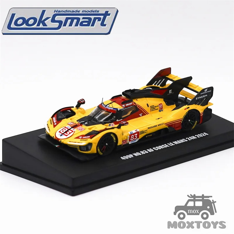 looksmart-1-64-499p-no83-af-corse-le-mans-24h-2024-rkubica-rshwartzman-yye-modellino-auto-in-metallo