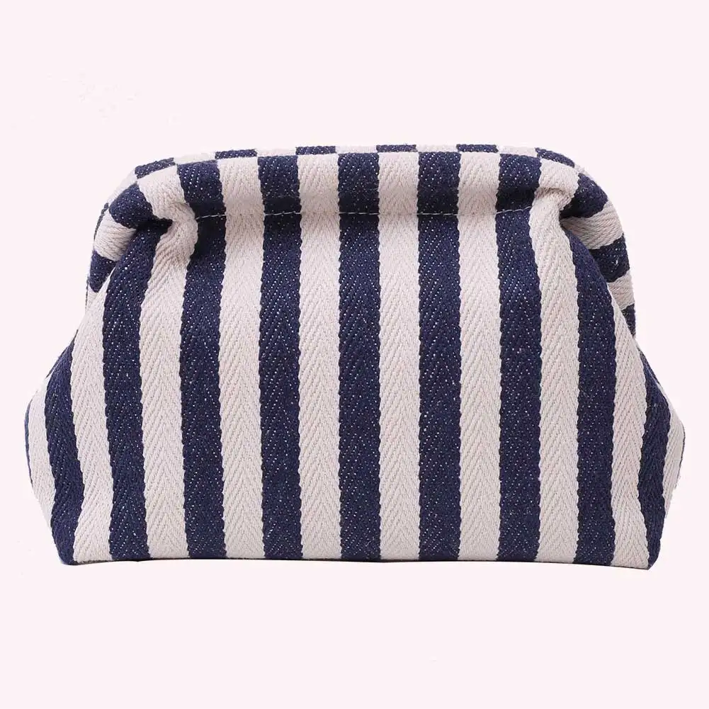 

Летние плетеные крючком сумки-клатчи для женщин, пляжные сумки-хобо 2024, повседневные сумки-клатчи в стиле колор-блок, женские сумки-облака с рюшами