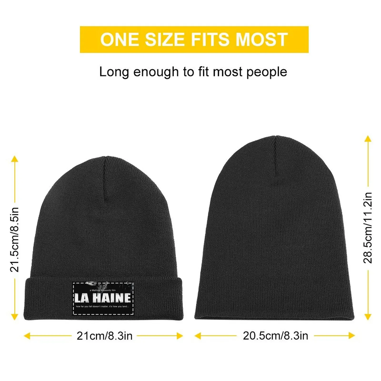 la haine 2 film Knitted Cap Custom Cap New In Hat Bobble Hat Male Women's