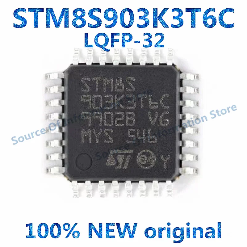 

STM8S903K3T6C LQFP-32 16MHz/16KB flash memory/32-bit microcontrollers MCU