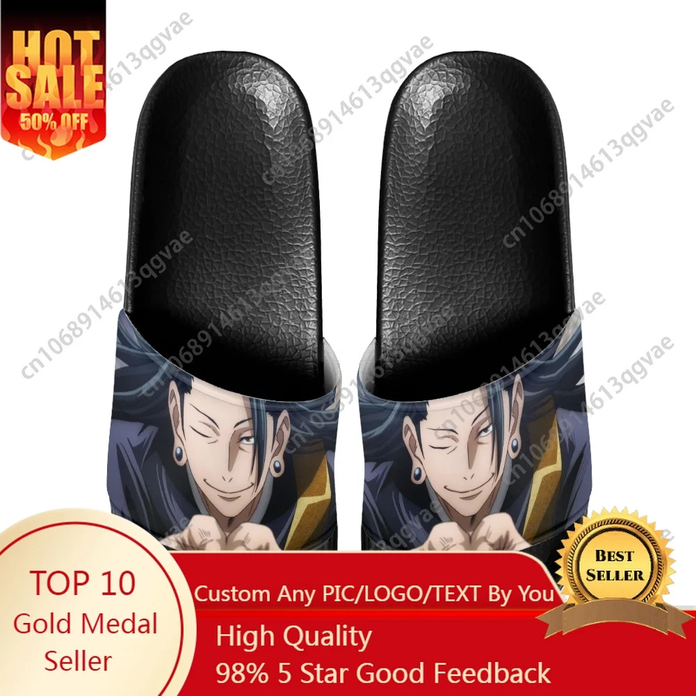 

Geto Suguru Hot Comic Jujutsu Kaisen Slippers Home Water Shoes Men Women Teenagers Beach Pool Sandals Custom Summer Slipper