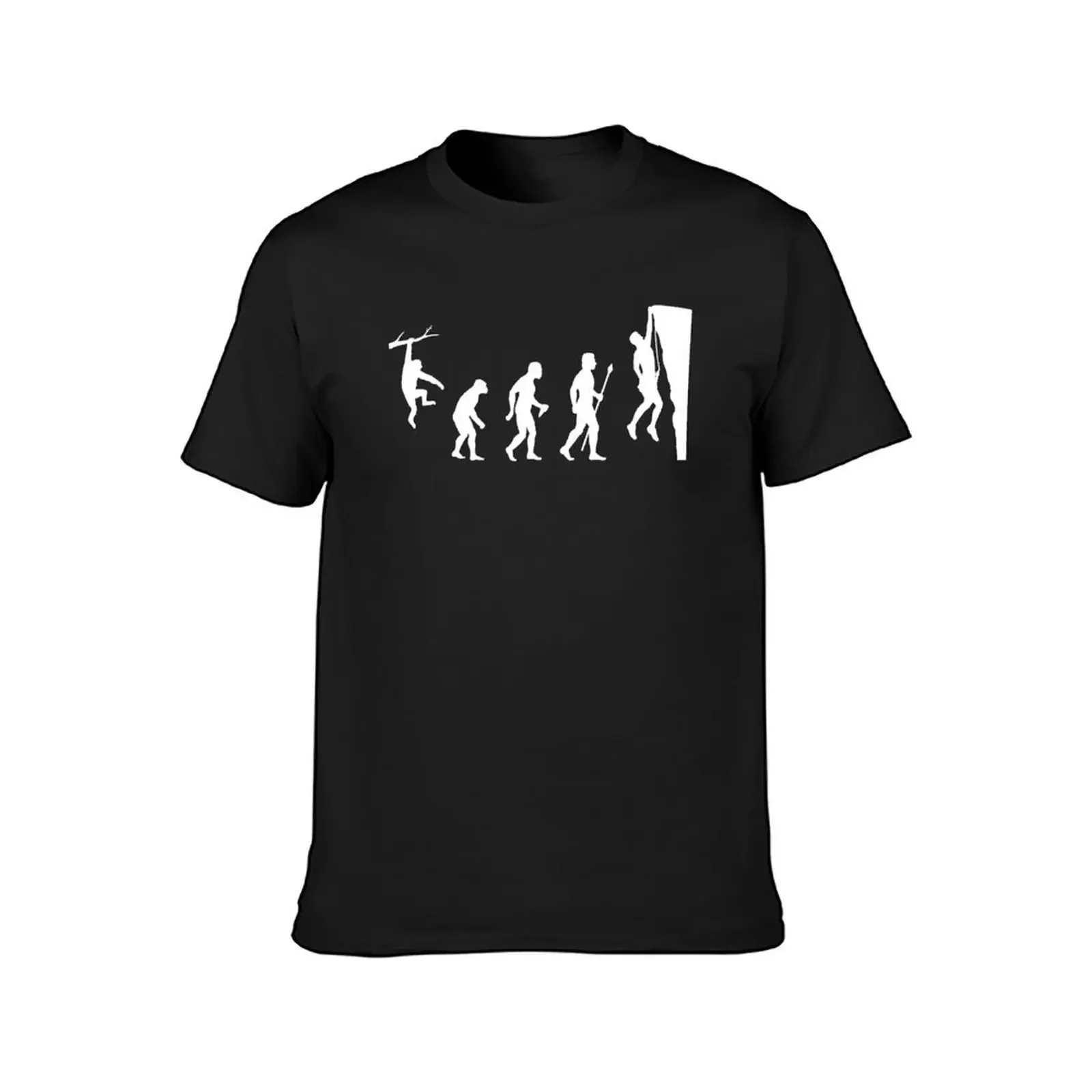 Funny Rock Climbing Evolution T Shirt T-Shirt man clothes cheap stuff quick-drying men clothings