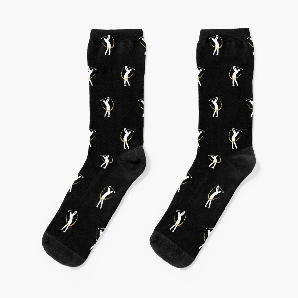 

Golf | Golf Swing | Black | Golfers Socks christmas stocking designer Run basketball Mens Socks Women's