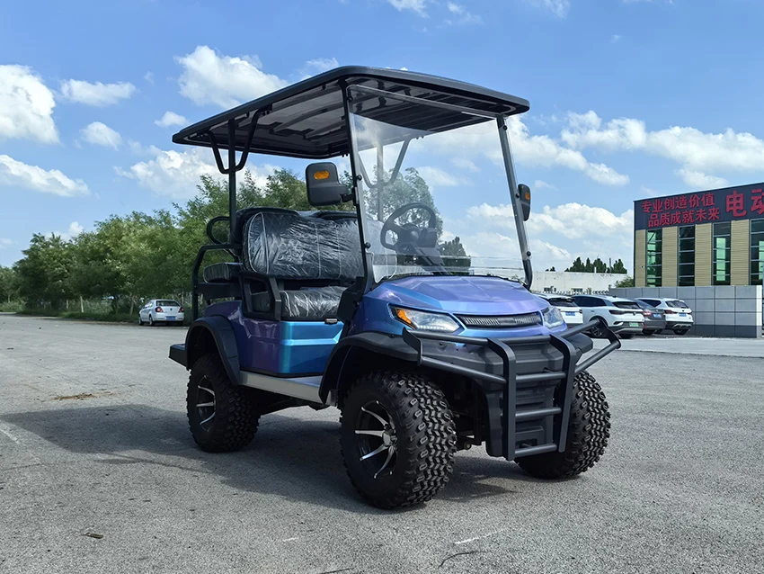 Carrello da golf elettrico Mini Club Car per auto da golf economica Baterii 120ah 72v