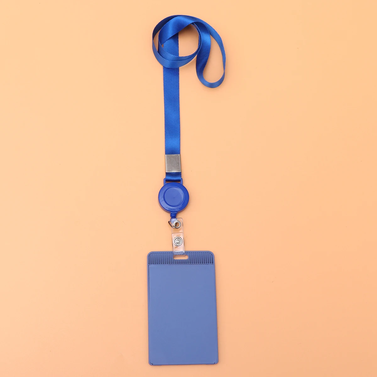 

4 Pcs ID Lanyard Lanyards for Badges Keychain Card Neck Strap Holder Black Work Permit