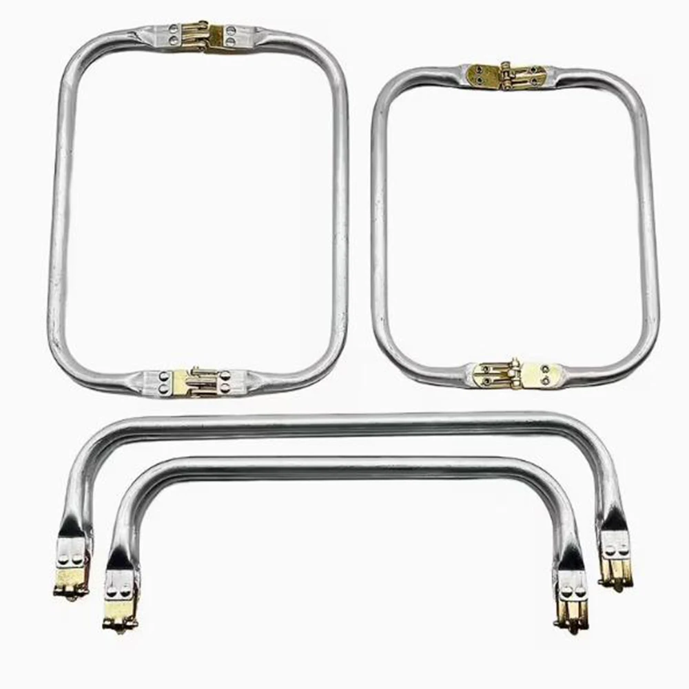 3Pcs Random Color DIY Wallet Frame Rectangular Lock Frame with Internal Tube Support, Used for Knitting, Wallet Making, Sewing Bags, Clutch Bags, Crafts, U-Shaped Handle Frame, DIY Sewing Craft Replacement Parts, Bag Accessories, Sewing Accessories