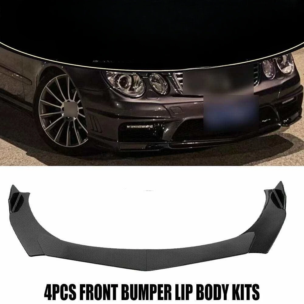 For Benz W211 W212 E Class E250 E350 Front Bumper Lip Splitter Spoiler Carbon LK United States