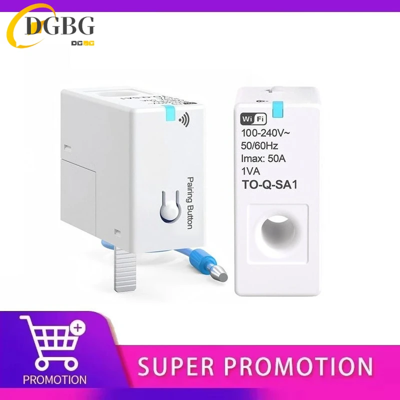 Smart Energy Accessories WiFi Smart with KWh Monitoring and Prepaid Function and Real-time Temperature 1-50A