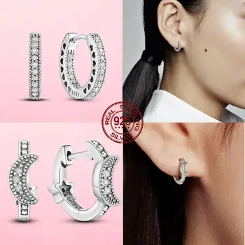 10 best sales Pandora 925 originale Aretes - №1
