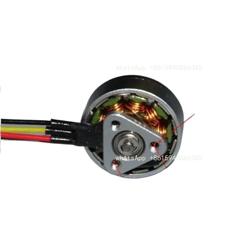 Motor sin Escobillas de Alta Velocidad 1103 15000KV, Mini Motor sin Escobillas para FPV Quadcopter Cinewhoop, Piezas de Repuesto para Drones