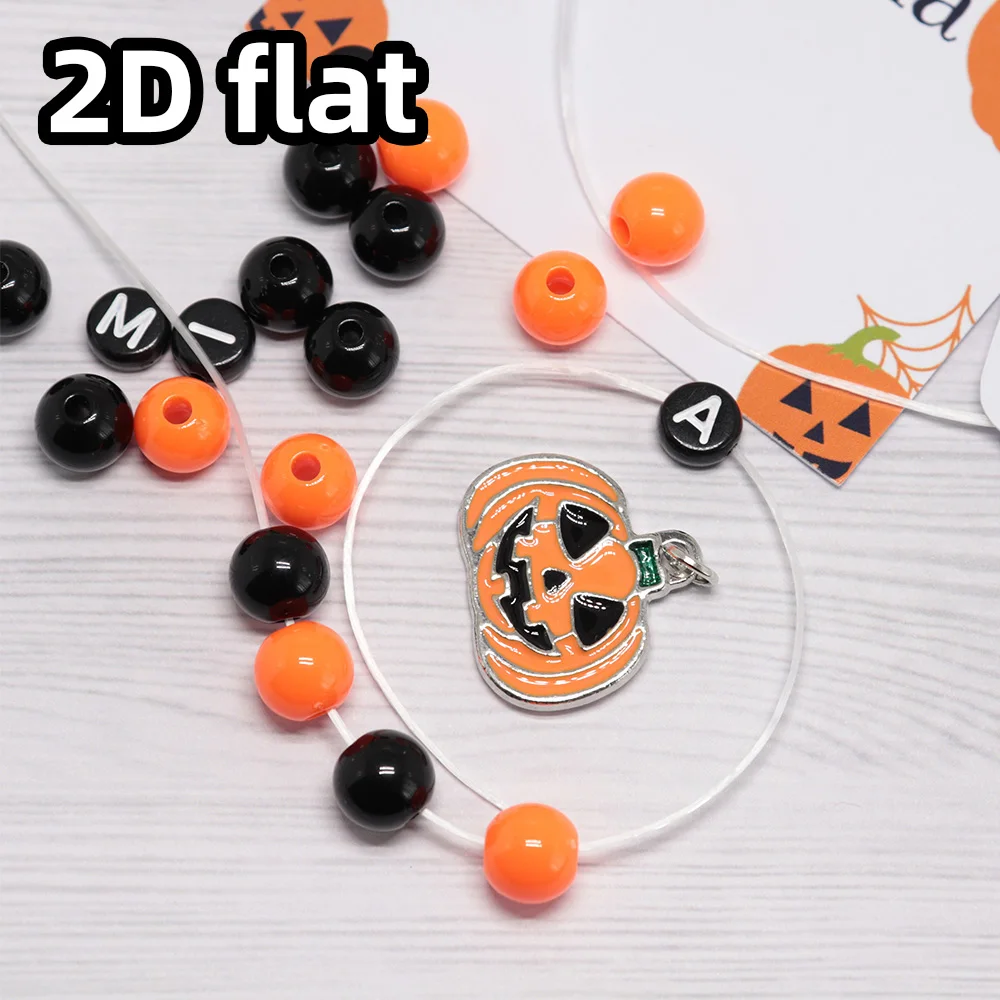 قطعة واحدة من سوار اليقطين الشريرة المخصص - هدايا فريدة من نوعها مخصصة من اللؤلؤ الصلب محفورة بالليزر للاستخدام اليومي