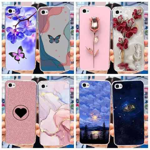 For iPhone 4 Case iPhone 4s Cover New Fashion Marble Transparent TPU Soft Silicone Funda For iPhone4 iPhone4s A1431 A1387 Bumper