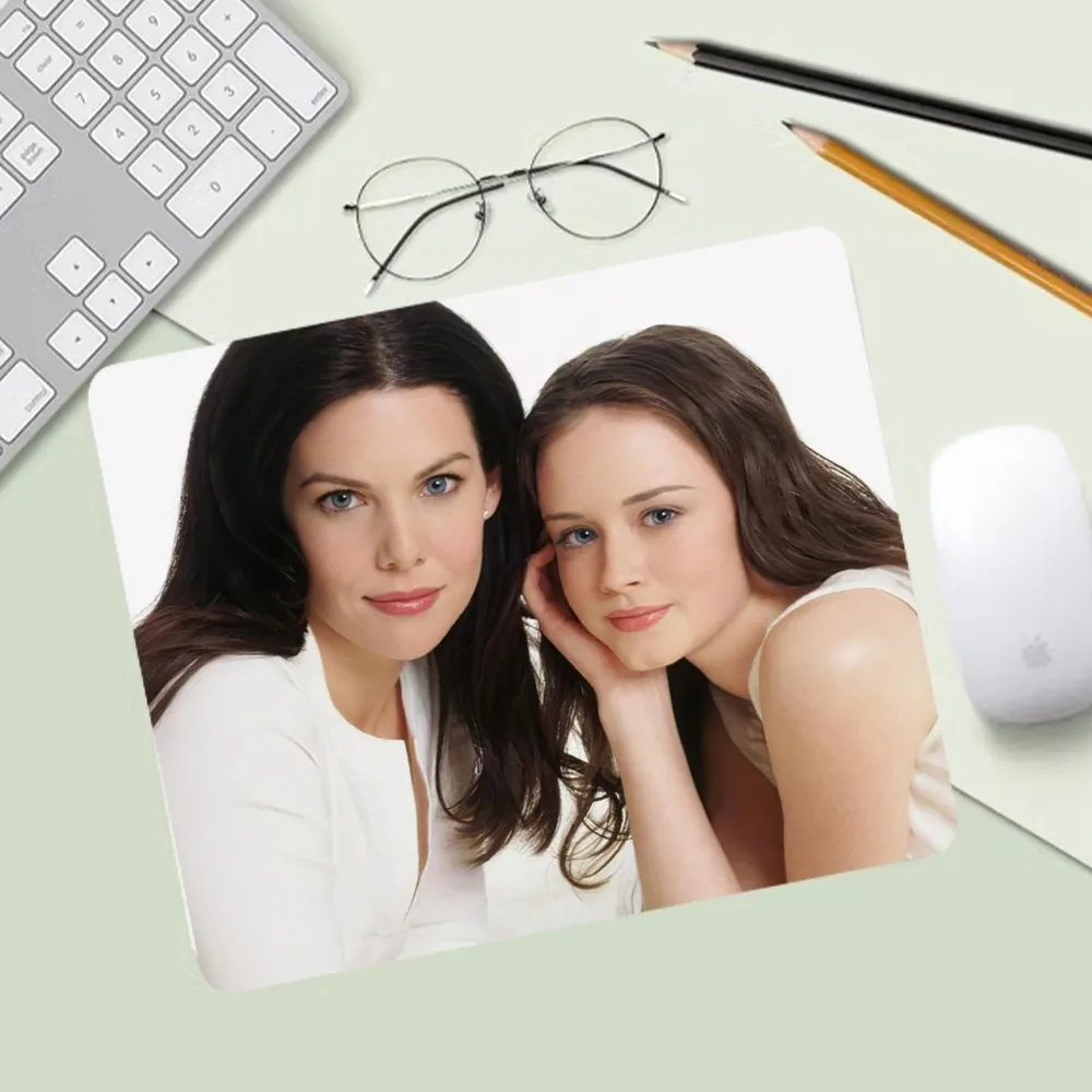 Gilmore Girls TV Mousepad Computer Desk Mat Table Keyboard Pad Laptop Cushion Non-slip Deskpad