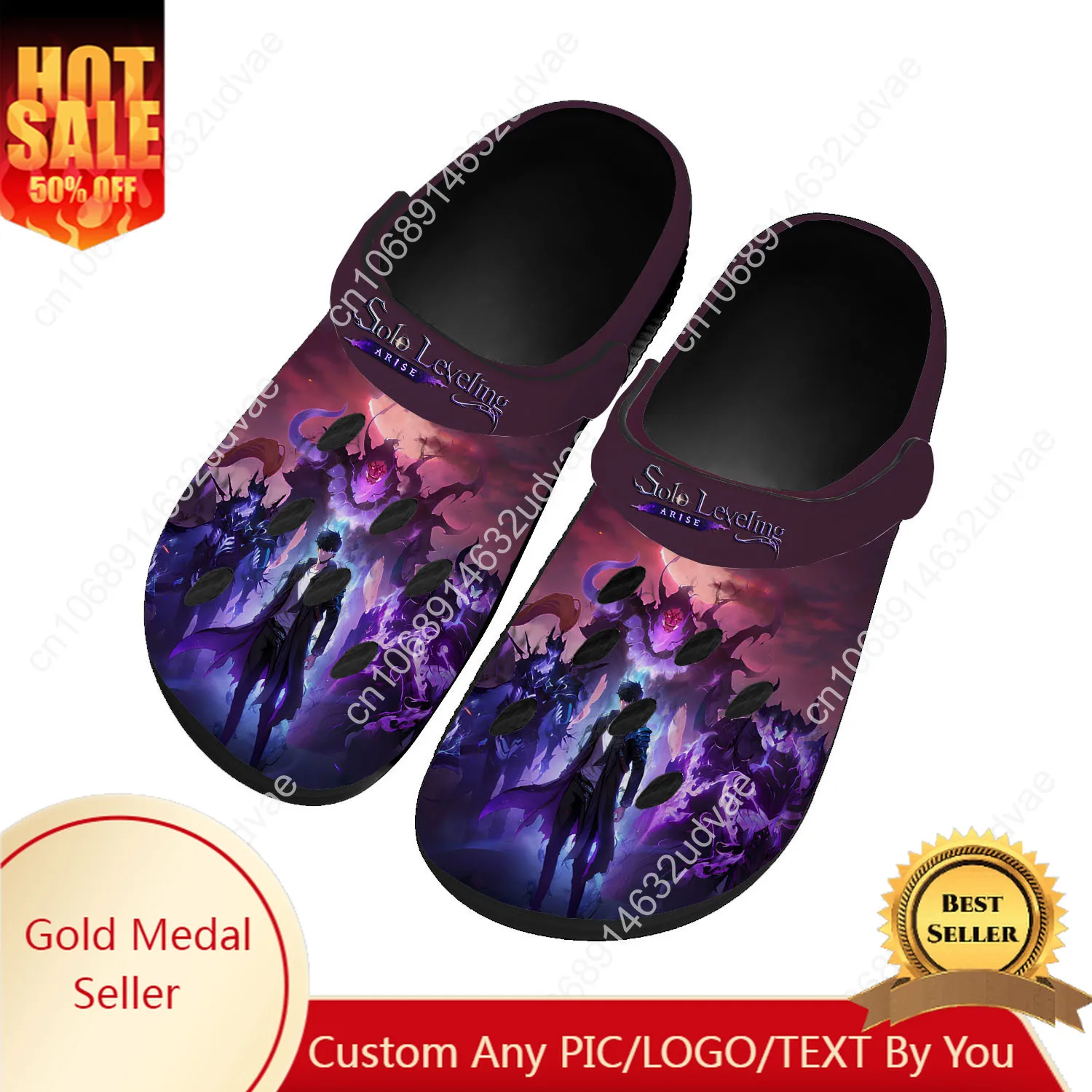

Solo Leveling Wiki Sandals Women Teenager Home Fashion Water Shoe High Quality Clog Breathable Comfort Beach Hole Slippers