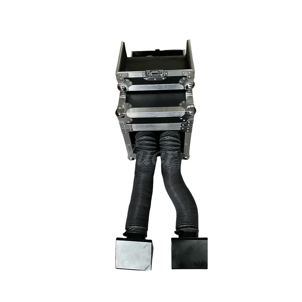 Low Lying Fog Machine 2000W Water Based Jumbo DMX Remote With Movable Flight Case Smoke Machine for Stage Party Wedding Event