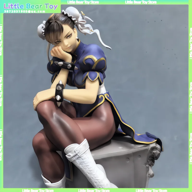 

In Stock 26cm Anime Figure Street Fighter Chun Li Figure Sf Chun Li Figurine Pvc Gk Statue Model Collection Ornament Desk Gifts