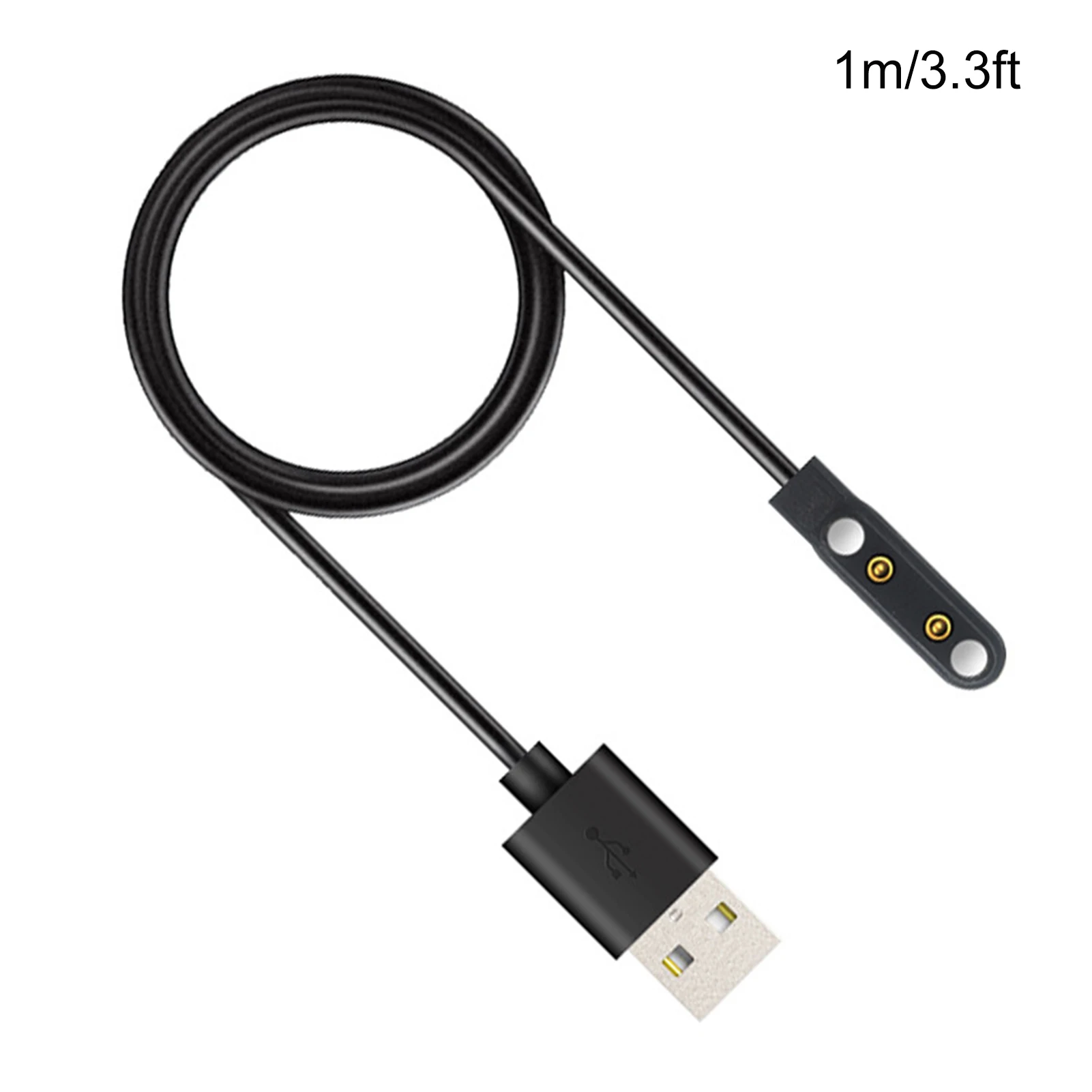 USB Charging Cable For Xiaomi IMILAB KW66 Smart Watch Haylou Solar RT LS05/Ticwatch GTX CXB01/YAMAY SW022 W26 Magnetic Charger