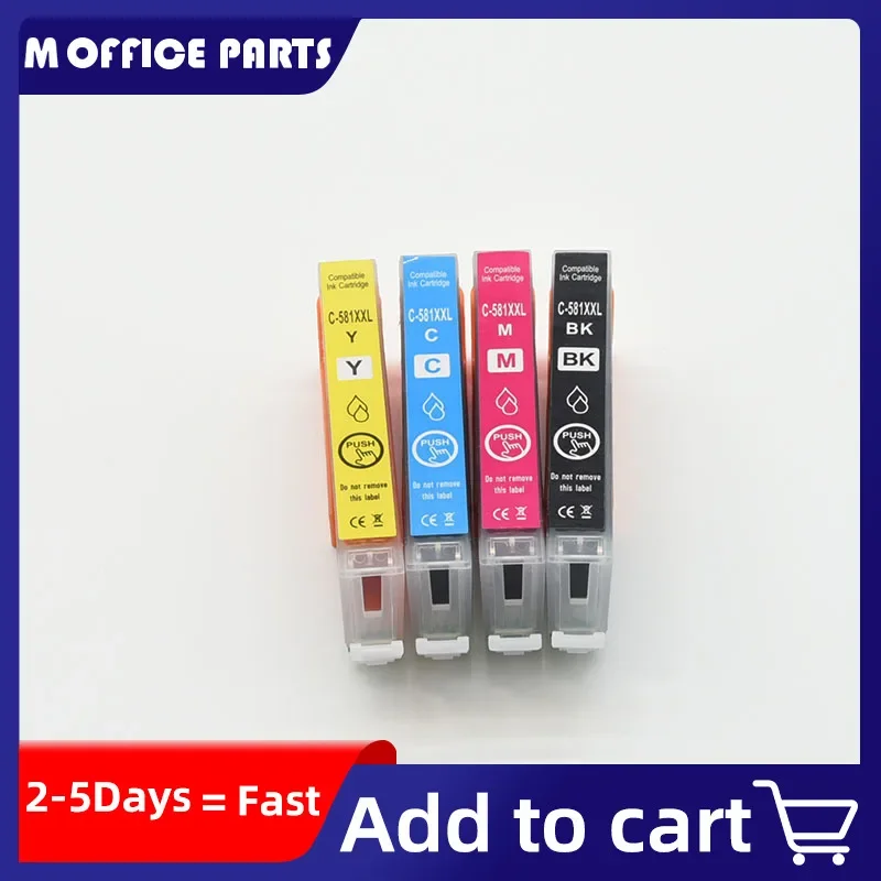 Compatible Ink Cartridges PGI580 CLI581 pgi 580 581 For Canon Pixma TS705 TR7550 TR8550 TS6150 TS6250 TS8150 TS8250 Printer