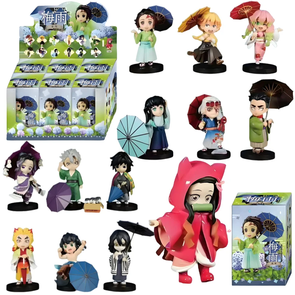 

Фигурка из аниме Demon Slayer: Танджиро Камадо и Незуко, креативная персонализированная статуэтка, модель-украшение, подарочная коробка-сюрприз.