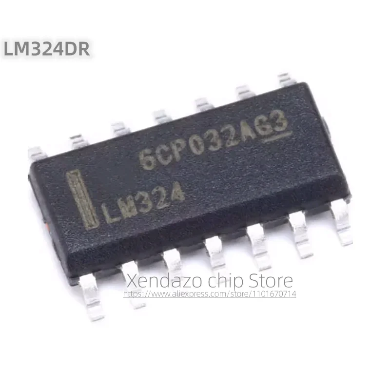 50pcs/lot LM324DR LM324 SOP-14 package Original genuine Operational amplifier chip