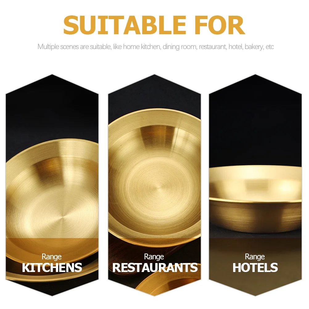 

Stainless Steel Mixing Bowl Multipurpose Kitchen Utensil Salad Fruit Storage Noodles Prep Cooking Baking Large Metal Container