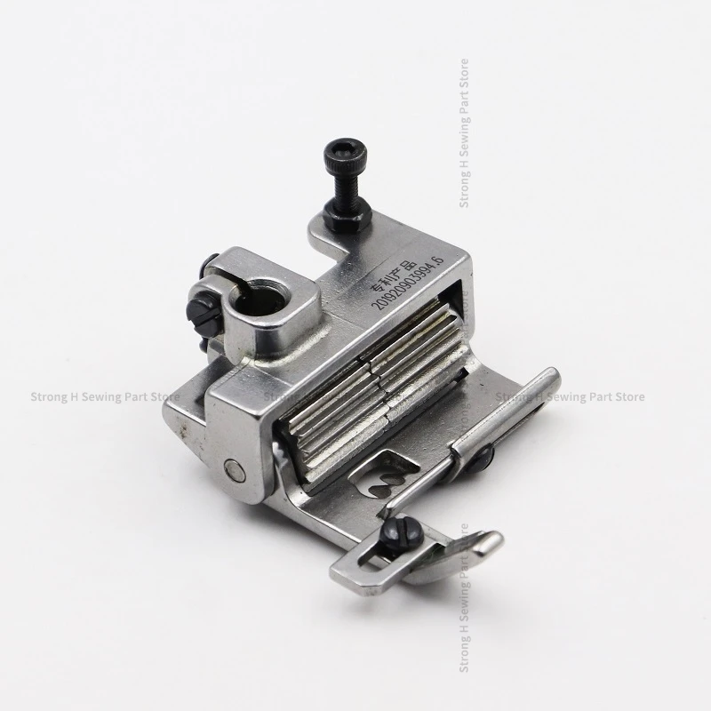 W500-02 Iron Toothed Wheel Presser Foot Tension Sewing Machine Roller Presser Foot, Special Roller Presser Foot For Leather Car