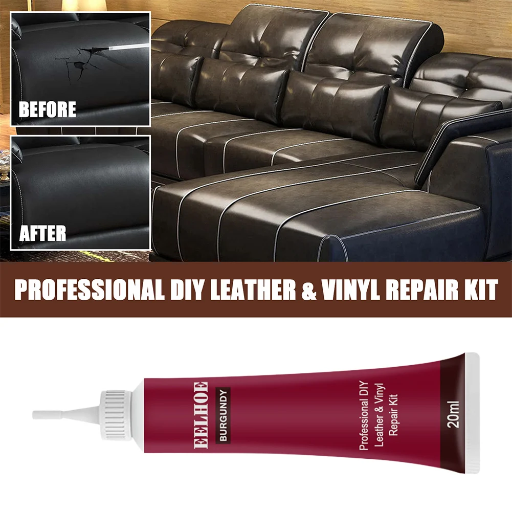 Leather Repair Gel Car Repair Scratches Crack Repair Paste Restore Lustre DIY Leather Vinyl Repair Kit for Sofa Furniture Jacket