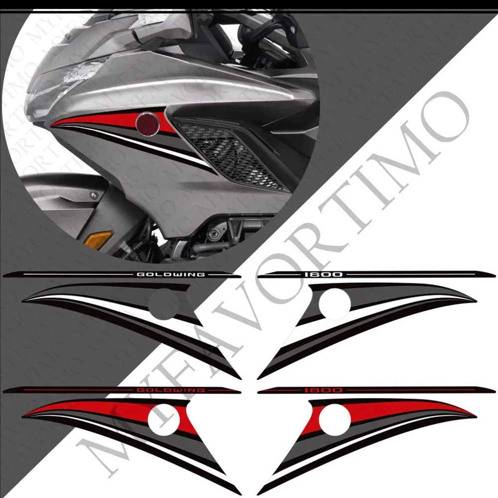 For Honda Goldwing GL1800 F6B Motorcycle Tank Pad Protector Stickers Body Fender Shell Decals GL 1800 2018 - 2022 2023 2024