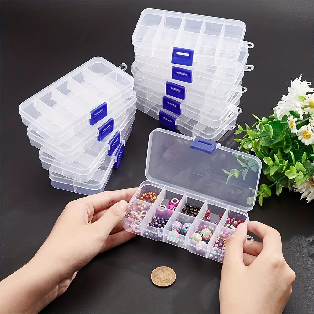 

3pcs storage boxes, multi-functional storage box, bead storage box, sewing tool storage box, jewelry storage box