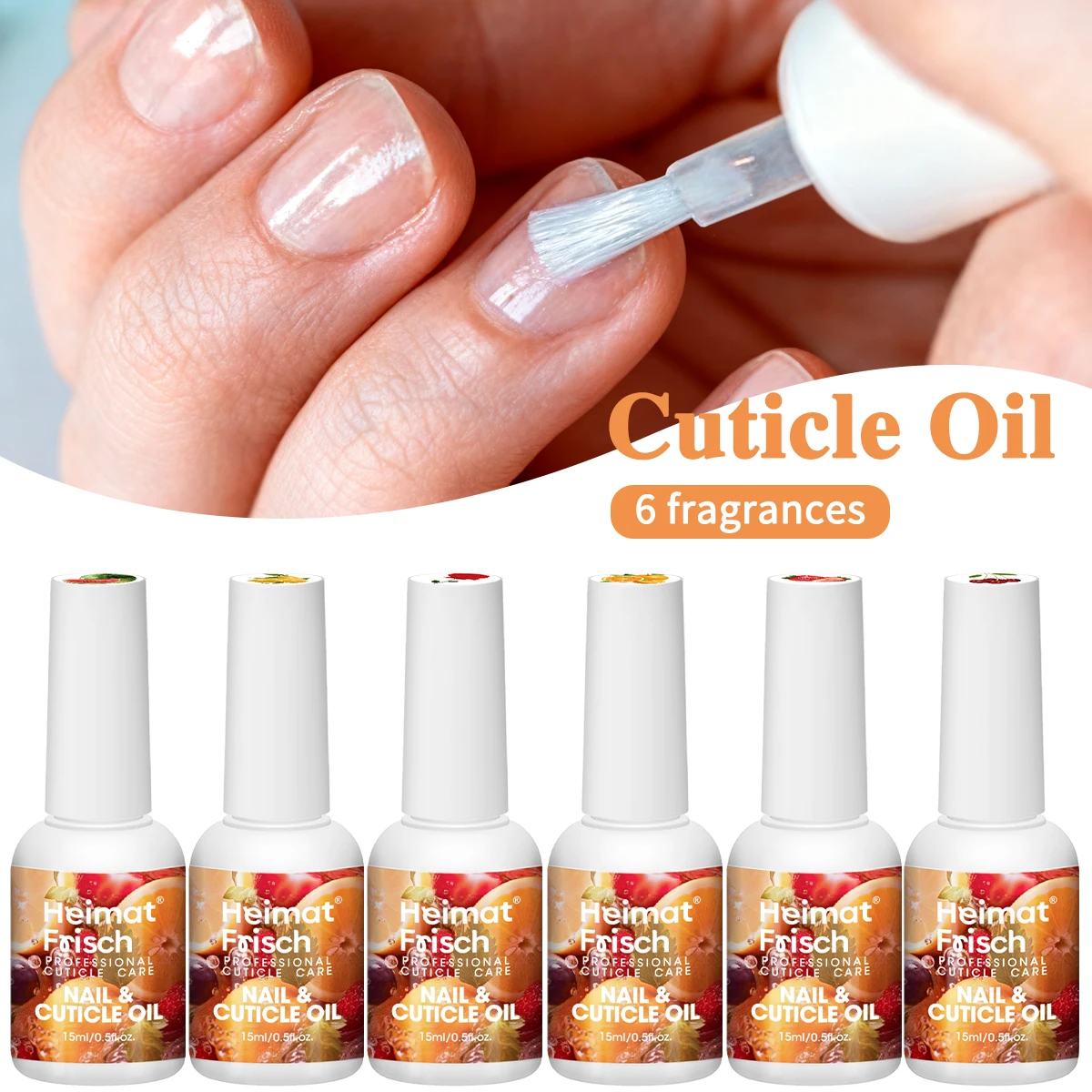 Heimat Frisch Olio nutriente per unghie a bottiglia singola/Olio per il trattamento delle unghie: la formula è duratura e idratante, facile da applicare