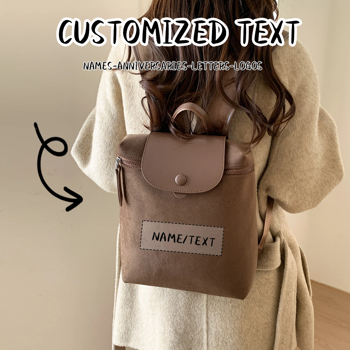 

Высококачественный рюкзак с логотипом для женщин, путешествий, студентов, путешествий, небольшой рюкзак, компьютерный рюкзак, поездки на работу, сделай сам