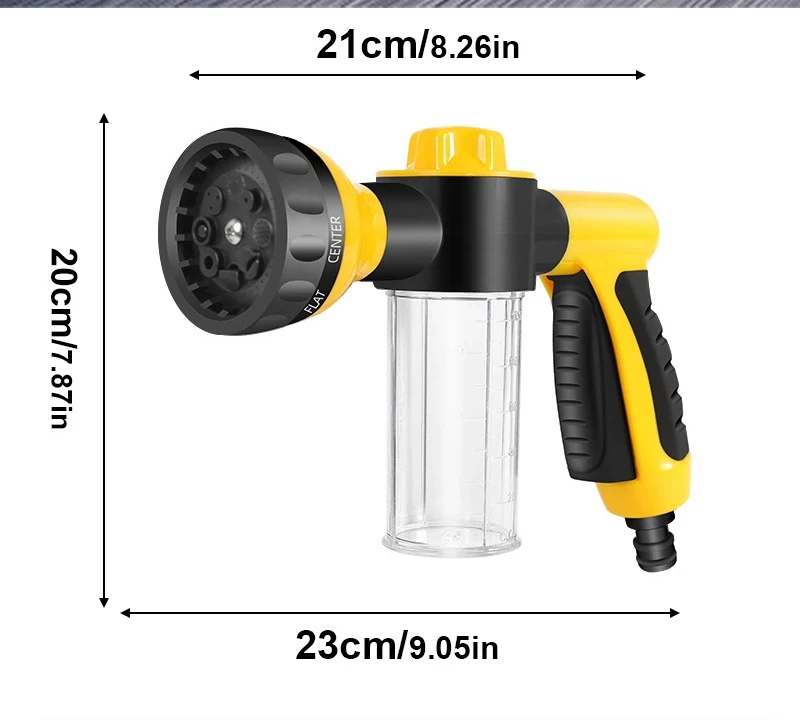 Multi-funktion hochdruck auto waschen wasser pistole schaum sprüher sprühflasche haushalt Wasser Pistole Tragbare Auto Waschmaschine Sprayer – Detail 2