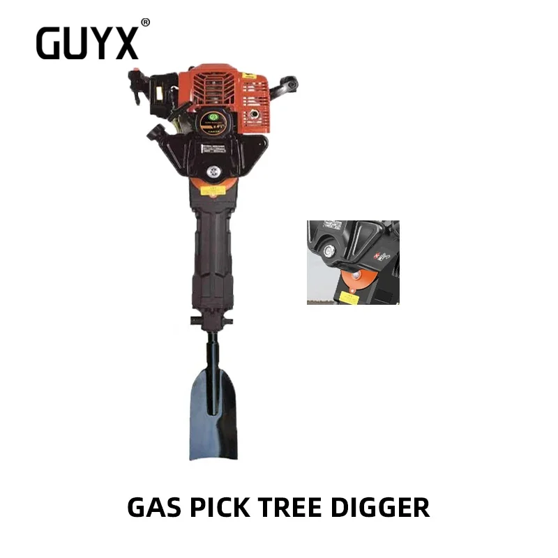 

Gasoline Tree Digger Multifunctional Crushing Earth Digging And Trencher Seedling Transplant Broken Root Earthmoving Machine