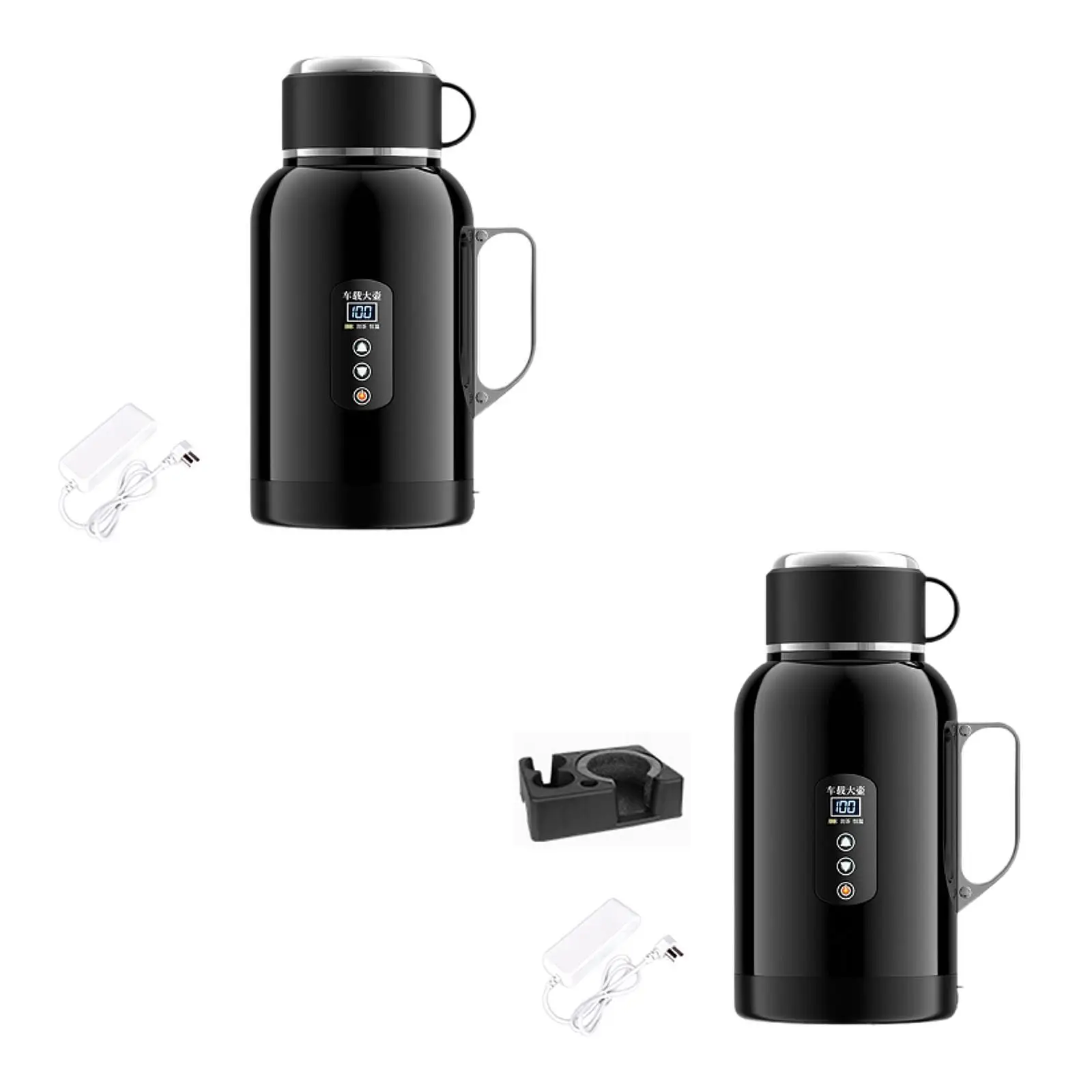 Car Electric Kettle 12/24V Heated Travel Mug Teapot Hot Water Water Boiler